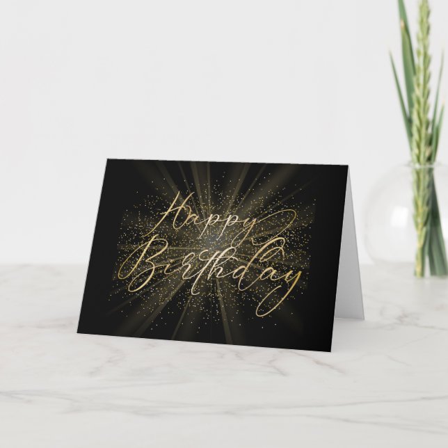 Carte Anniversaire le plus scintillant pour une personne (Devant)