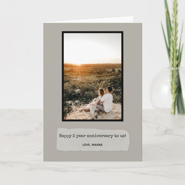 carte anniversaire longue distance je vous aime (Devant)