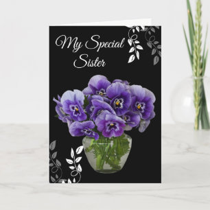 Carte Anniversaire - Ma carte Soeur Spéciale