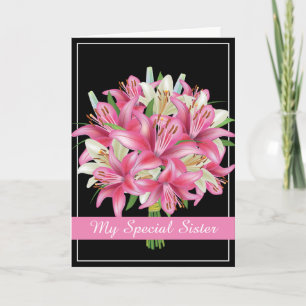 Carte Anniversaire - Ma carte Soeur Spéciale