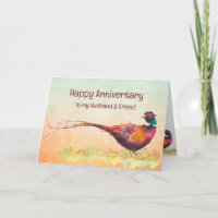Anniversaire Mari Ami Pheasant Jeu Oiseau