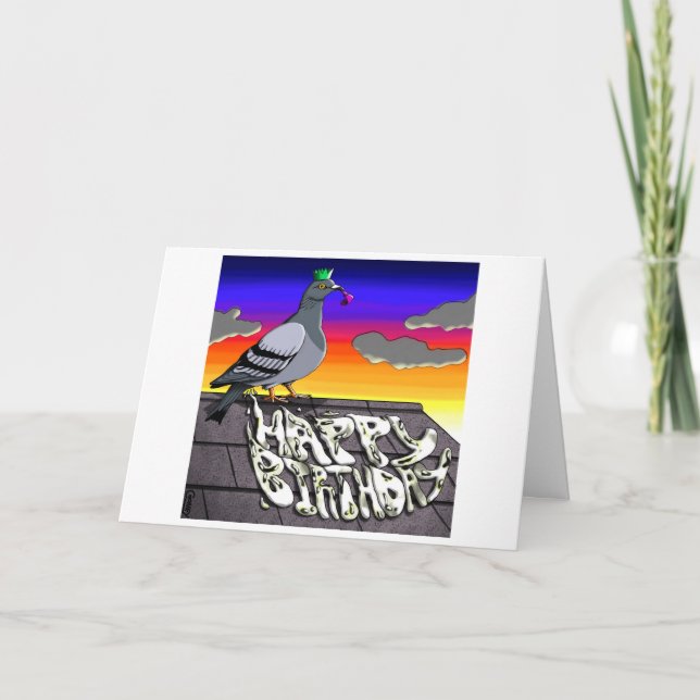 Carte Anniversaire merdique ! ! ! (Devant)