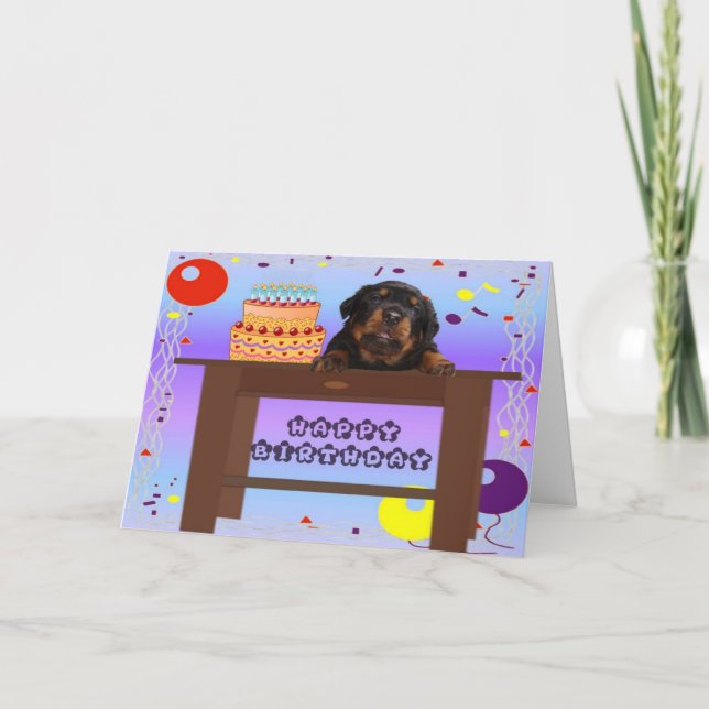 Carte Anniversaire mignon (Devant)