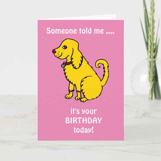 Carte Anniversaire mignon en Espagne (Devant)