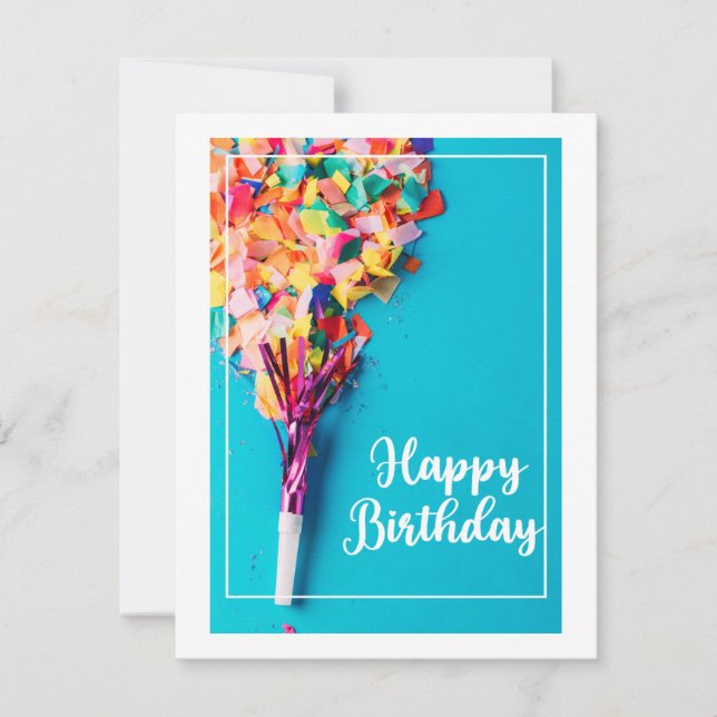 Carte anniversaire modifiable (Devant)