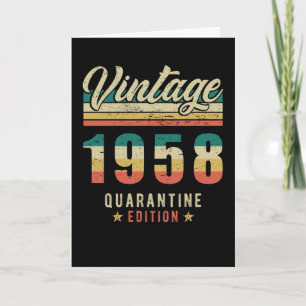 Carte Anniversaire Né En 1958