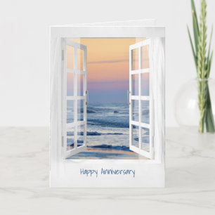 Carte Anniversaire Open Ocean Window