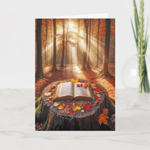 Carte Anniversaire Ouvert Livre Sur La Pompe D'Arbre D'A