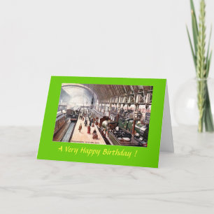 Carte Anniversaire - Paddington Station, Londres