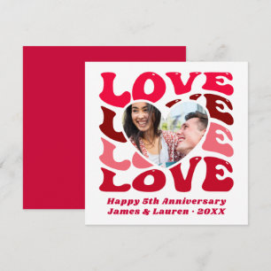 Carte Anniversaire personnalisé de deux photos