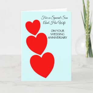 Carte Anniversaire Personnalisé Du Fils Et De La Femme D
