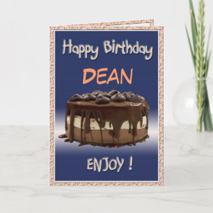 Carte Anniversaire personnel délicieux/gâteau    "change