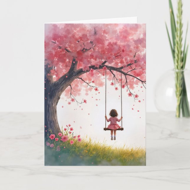 Carte Anniversaire Petite Fille Sur La Chirurgie (Devant)