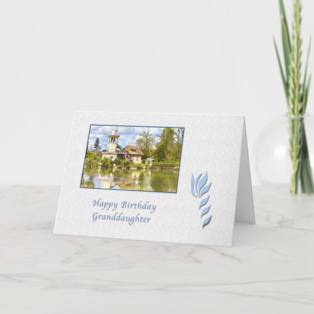 Carte Anniversaire, petite-fille, Versailles, France, (Devant)