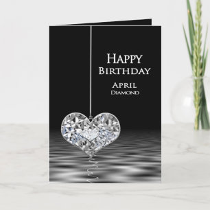 Carte Anniversaire - Pierre de naissance - Avril - Diama