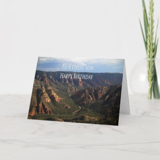 Carte Anniversaire Pour Fils (Devant)