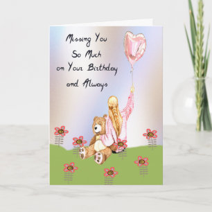 Carte Anniversaire pour grand-mère de jeune fille adulte