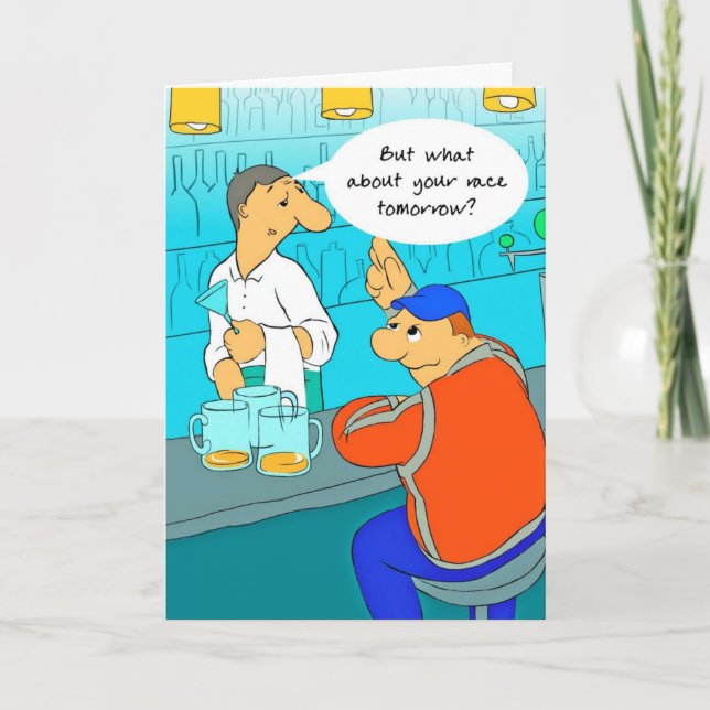 Carte Anniversaire pour Marathoner - Chargement Ca (Devant)