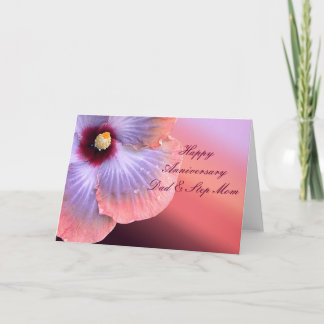 Carte Anniversaire pour papa et Step Maman