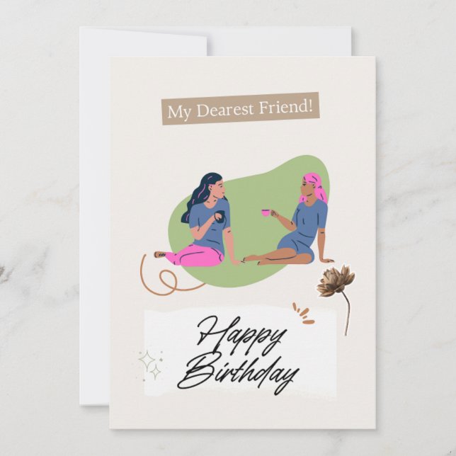 Carte anniversaire pour un ami (Devant)