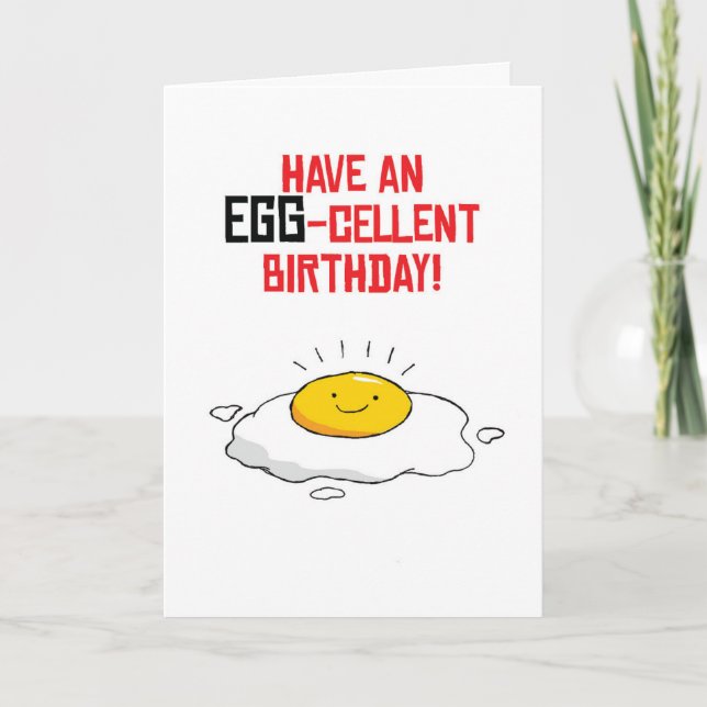 Carte Anniversaire Puns-Oeuf Anniversaire (Devant)