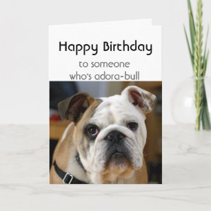 Carte Anniversaire Quelqu'un adorable petit chien de tau