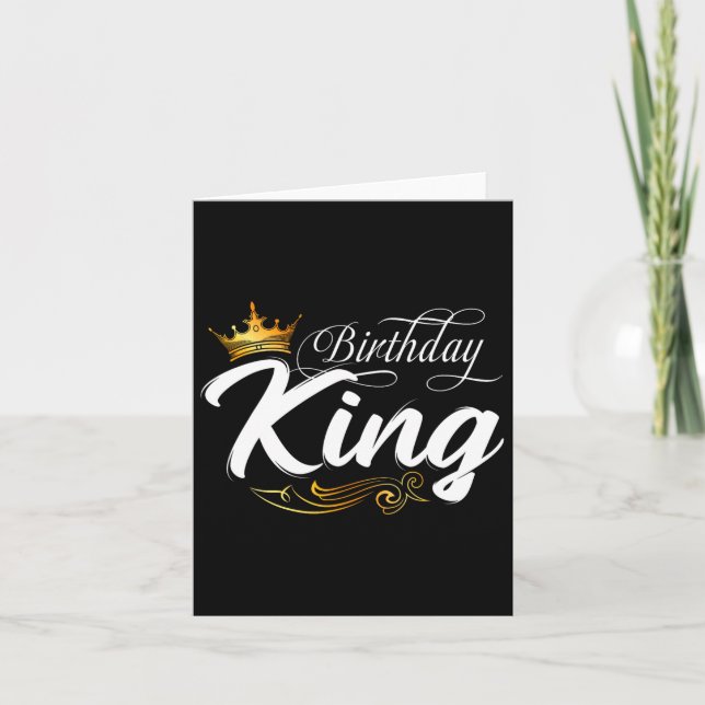 Carte Anniversaire Roi papa papa papa papa père Fête des (Devant)