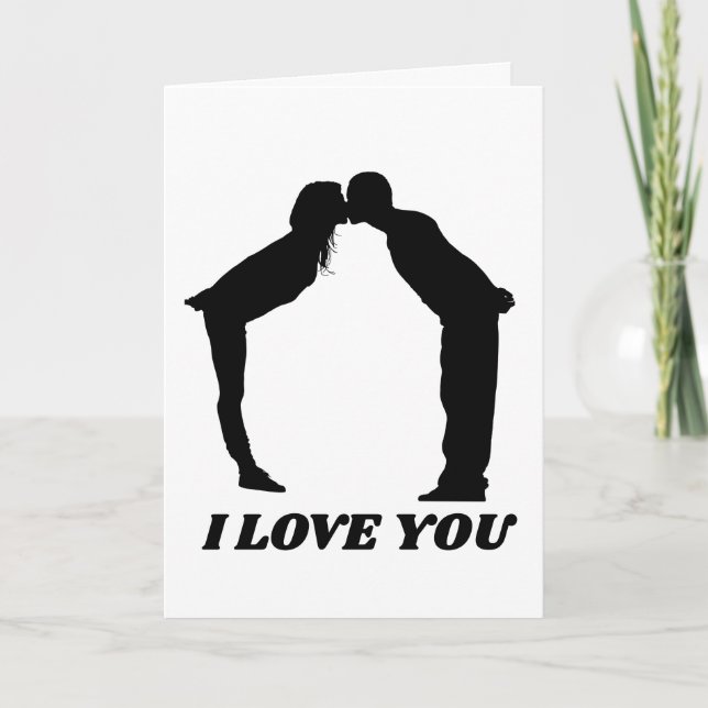 CARTE ANNIVERSAIRE ROMANTIQUE FEMME LE MARI OU ELLE (Devant)