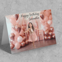 Anniversaire Rose Gold Contexte arrière - plan Pho