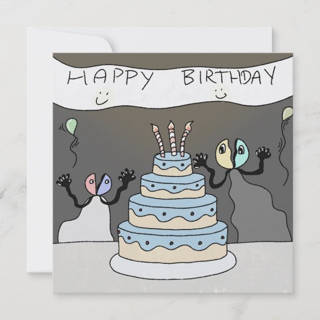 Carte Anniversaire ScissorHeads (Devant)