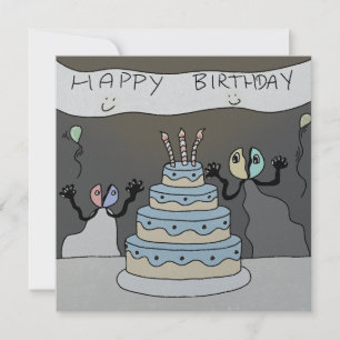 Carte Anniversaire ScissorHeads
