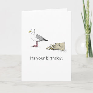 Carte Anniversaire Seagull   C'est ton anniversair