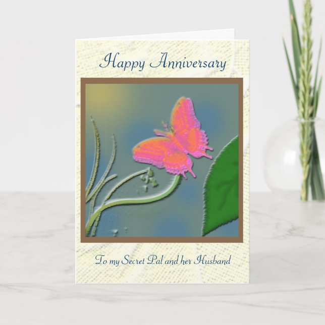 Carte Anniversaire secret de copain (Devant)