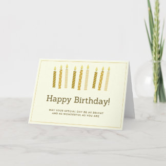 Carte Anniversaire - Simplicité