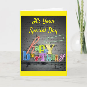 CARTE ANNIVERSAIRE SPÉCIAL POUR UNE TRÈS *PERSONNE SPÉCI