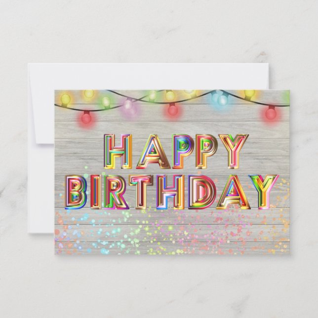 Carte Anniversaire très heureux (Devant)