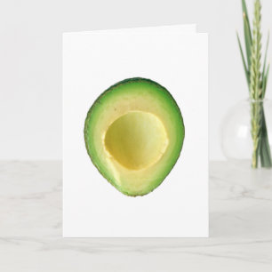 Carte Anniversaire vert de l'Avocado (Merci, etc.)