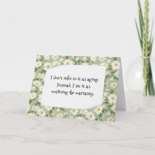 Carte Anniversaire Vieillir Humour Avec Conception Maisy