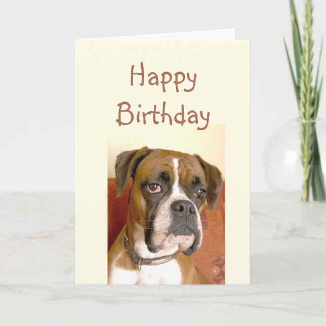 Carte Anniversaire Vieux âge pas heureux, Humour avec ch (Devant)