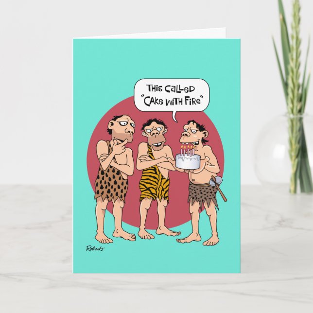 Carte Anniversaire Vieux Homme Drôle (Devant)