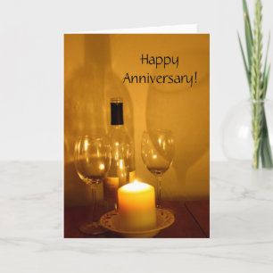 Carte Anniversaire Vins et Lunettes
