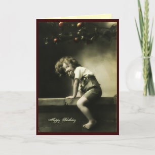 Carte Anniversaire vintage