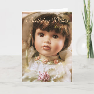 Carte Anniversaire Voeux Fille