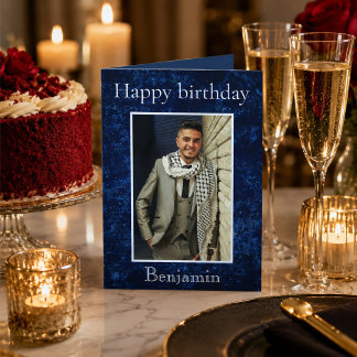 Carte Anniversaire Voeux pour lui photo