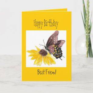 Carte Anniversaire - Vous êtes le Papillon - Meilleur Am