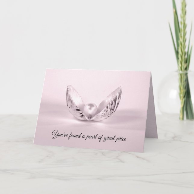 Carte Anniversary Pearl in Seashell (Devant)