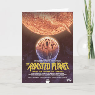 Carte Annonce De Film D'Horreur Sci-Fi, La Planète Rôtie