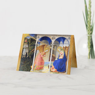 Carte ANNONCE de FRA ANGELICO Vieux Bénédiction irlandai
