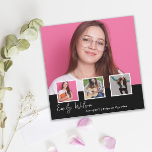 Carte Annonce de remise de diplômes Photo de la promot