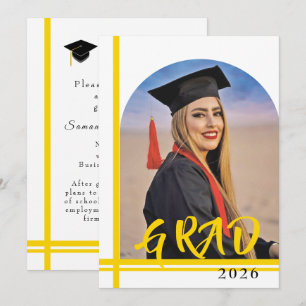 Carte Annonce de remise de diplômes universitaires ligne